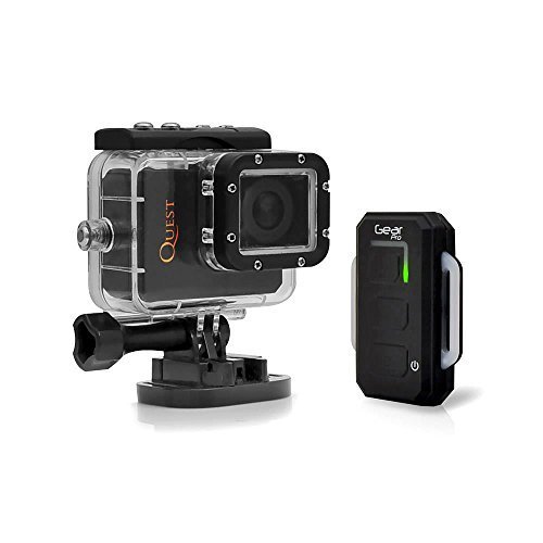 Gear Pro Quest WiFi Action Cam, Full HD HiResolution 1080p Video, 16