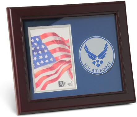 Allied Products Aim High Air Force Medallion 4 by 6 inch Portrait Picture Frame