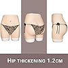 BaronHong Full Silicone Glutei fianchi Body Shaper imbottito Enhancer Biancheria intima per uomo Transgender Crossdresser TG DG TS, Drag Queen Cosplay (nudo, S