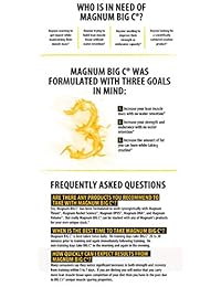 Magnum nutracéuticos Big C Suplemento, 200 Count