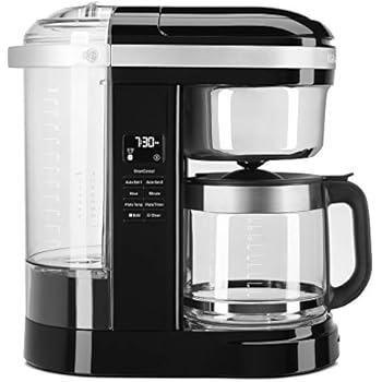 KitchenAid KCM1209OB Drip Coffee Maker, 12 Cup, Onyx Black