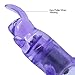 Pocket Rocket Vibrator - Removable Rabbit Tickler Sleeve - Powerful Clit Vibrations for Intense Orgasms