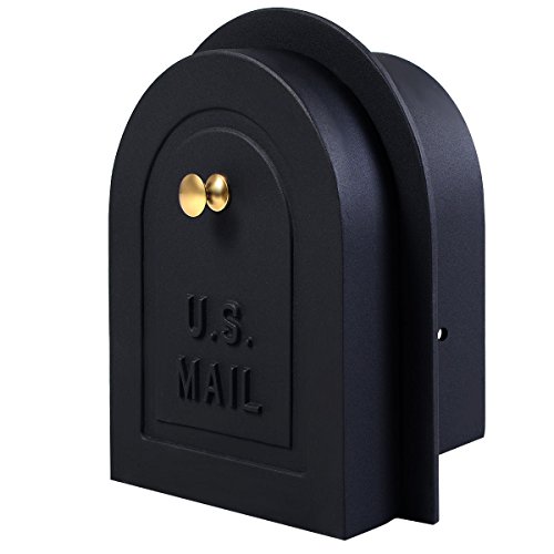 KCHEX>>8" Brick Stone Stucco Mailbox Door - Cast Aluminum Replacement Doors Mailboxes>> It is Made of Sturdy and Solid cast Aluminum.It is of Unique Design and Gorgeous Appearance - Thumbnail 4