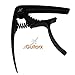 GUITARX X1 Capo for Acoustic Guitar, Electric Guitar Capo - Also For Bass, Ukulele, Banjo and Mandolin - #1 Brand Among Guitar Capos - Aluminum Alloy, Black