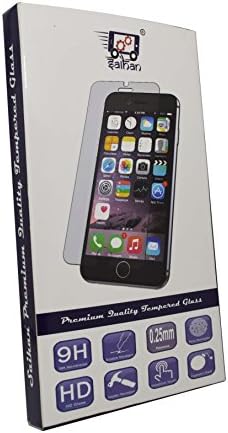 For Lava X50 - 1 Pc SaihanTM Premium Quality Tempered Glass Lava X50 Screen Protector Guard with Ultra High Definition Invisible, Oleophobic Coating Anti-Bubble Crystal Shield [Free Portable Mobile Stand included in the Box]