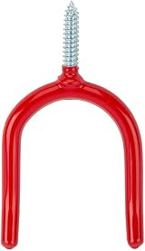 SISI UK Heavy Duty Garage Storage Tool Hook Pack 5 Red view 3