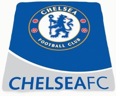Chelsea FC Football Soccer Rotary Fleece Blanket