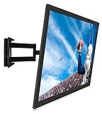 Mount-It! Full Motion Corner TV Wall Mount, Low-Profile Slim Articulating Design for 50, 55, 60, 65, 70, 75 and 80 Inch TVs, 175 Lbs Capacity