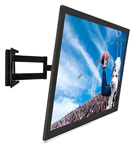 Mount-It! Full Motion Corner TV Wall Mount, Low-Profile Slim Articulating Design for 50, 55, 60, 65, 70, 75 and 80 Inch TVs, 175 Lbs Capacity