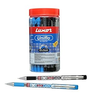 Luxor Uniflo Ball Pen Assorted (40 PCS)