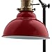 Amazon Brand – Stone & Beam Walters Vintage Task Table Desk Lamp With LED Light Bulb - 7.6 x 10 x 19.9 Inches, Red