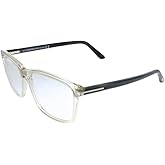 Eyeglasses Tom Ford FT 5479 -B 020 grey/other, Transp. Grey W. Grey Striped Blue Horn Temples/ Bl, 56/16/145