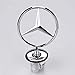 Mercedes Benz Vehicle Hood Star Emblem Badge,For Mercedes Benz all S serie,E serie,C serie,W series, etc. (Bright silver)