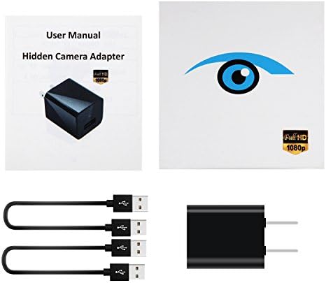 Motion Detection Peephole Charger Camera GSmade Wall Charger Hidden Camera (16G)