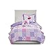 Mi Zone Kids Twirling Tutu Full/Queen Bedding For Girls Quilt Set - Purple Pink , Princess – 4 Piece Kids Girls Quilts – Ultra Soft Microfiber Quilt Sets Coverlet