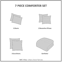 Urban Habitat Cotton Comforter Set - Jacquard Tufts