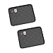 Stalwart All Weather Boot Tray - Small Water Resistant Plastic Utility Shoe Mat for Indoor and Outdoor Use in All Seasons (Set of Two, Dark Grey)