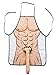 eSmart Sexy Naked Man Woman Couple 3D Apron Willy Boob Super Hero Party Apron Cosplay Lover Dress (Man)