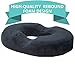 [New Design] Donut Cushion for Tailbone Pain, High-Quality Rebound Foam, Ultra Premium Quality Pain Relief; Tailbone, Hemorrhoid's, Post-Surgery Relief, Bed Sores - Firm