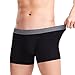 DAVID ARCHY Men's Briefs Bamboo Rayon Breathable Lightweight Briefs Super Soft Comfort Pouch Underwear No Fly in 4 Pack Black