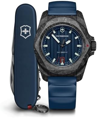 Amazon.com: Victorinox I.N.O.X. Automatic Black Dial Black Rubber