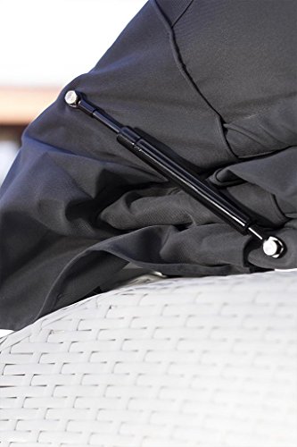 essella Polyrattan Sonneninsel Mauritius in Weiß – Bild 7