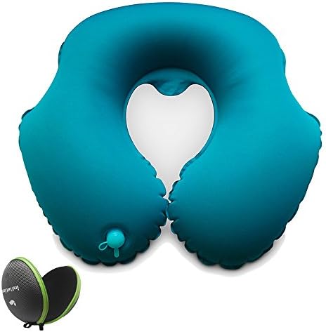 Drive Trivel Headrest Camping Air Pillow Outdoor Car Essential Inflatable Neck Pillow,Waterproof Pillow for Camping Midday Rest Pillow Swimming Travel Pillow