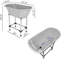 portable grooming tub