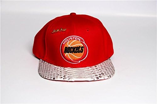 Just Don Mitchell & Ness Official Snakeskin Cap with Houston Logo