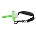 CHU-BUDDY Chubuddy Chew Holder Black Screen Print- Black Tether and Natural Strap