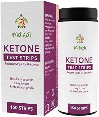 Ketone Testing Strips for Ketosis, Diabetics, Paleo, Low Carb and The Ketogenic Diet, 150 Strips