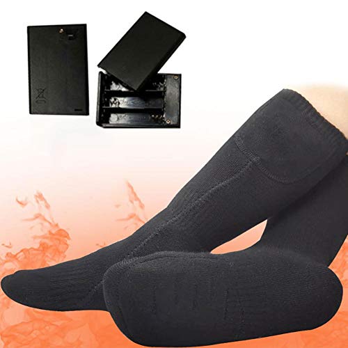 Verwarmde sokken voor mannen/vrouwen, oplaadbare elektrische verwarmde sokken, ademende comfortabele verwarmingssokken… - Image 4
