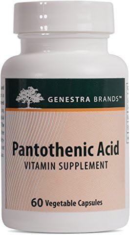 Genestra Brands Pantothenic Acid | Vitamin B5 | Supports Metabolism, Energy, and Skin Hydration | 60 Capsules