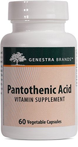 Genestra Brands Pantothenic Acid | Vitamin B5 | Supports Metabolism, Energy, and Skin Hydration | 60 Capsules
