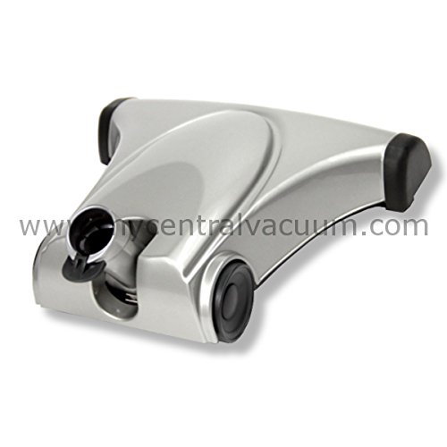 TurboCat Zoom Air-Driven Central Vacuum Power Brush - Platinum Silver-Gray