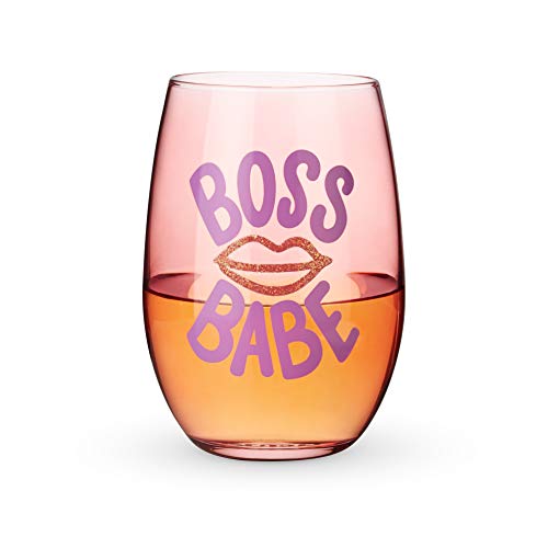Blush 8258 Boss Babe Stemless Wine Glass, One