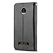 J&D Case Compatible for Moto Z Play Droid Case, Wallet Stand Slim Fit Heavy Duty Protective Shockproof Flip Wallet Case for Motorola Moto Z Play Droid Wallet, Not for Moto Z2 Play/Z3 Play Black