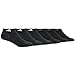 adidas Men's Superlite Low Cut Socks (6-Pair) Old, Black-Night Grey Space Dye/White Black/Onix, Large