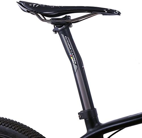 Wellin Carbon Fiber Seatpost Road Bike Bicycle Seatpost Carbon Bike Seat Post 27.2/31.6x350/400 MTB Seatpost 140g (ร27.2400mm)