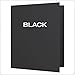 Oxford Twin-Pocket Folders, Textured Paper, Letter Size, Black, Holds 100 Sheets, Box of 25 (57506EE), 8-1/2 x 11