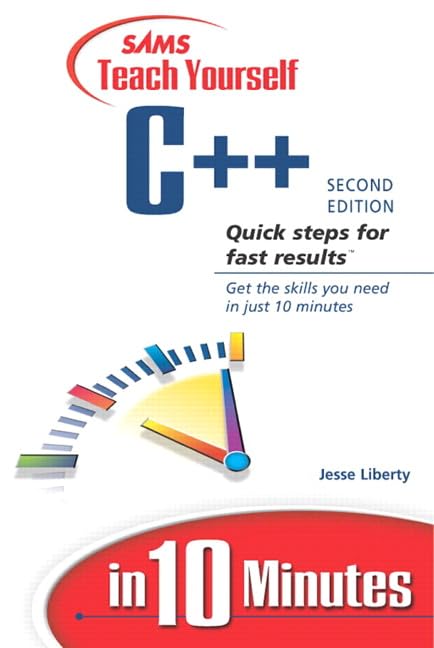 Sams Teach Yourself C++ in 10 Minutes en promo sur Amazon