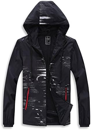 Jaccb Men's Fashion Lightweight Hoodie Headphones style Windbreaker Jacket