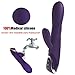 Vibrator Sex Toy for Women, SHEQU Rechargeable Rabbit Clitoris Stimulator Silicone Waterproof Adult Dildo Massager with Dual Vibration Mode Vaginal Toy(Powerful Jack Purple)