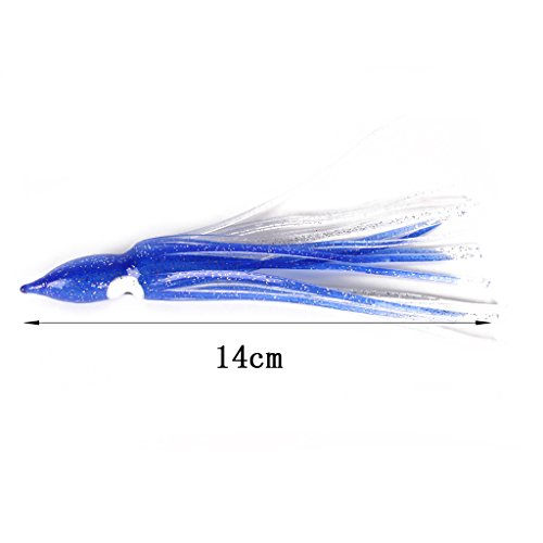 SM SunniMix 10 Silikagel Röcke Köder Weiche Angelköder Octopus Köder – Bild 5