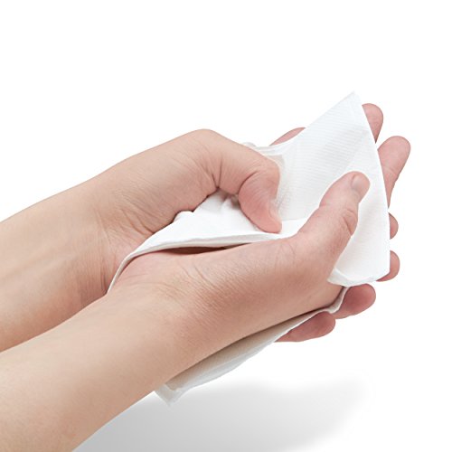 Linen Feel Disposable Guest Hand Towels, Cloth Like Napkins Tissue Paper for Bathroom and