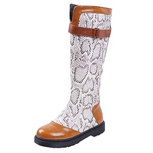 41OXgmcMLKL. SS300 Zapatos de Fiesta Mujer Invierno Alecony Moda Zapatos Mujer Invierno 2019 Mujer Botas Serpiente Tacones Altos Botas… 41OXgmcMLKL. SS300