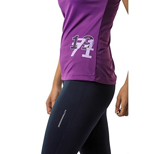 athlete women's capsleeve numberline tee