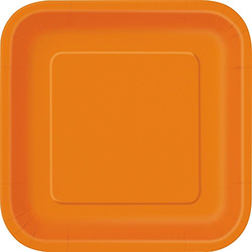 Pumpkin Orange Dinner Plates