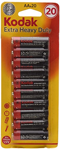 Kodak AA-20 Kodak Extra Heavy Duty Batteries-AA-20pk