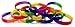 TheAwristocrat (USA COMPANY 1 Dozen Multi-Pack Rainbow Wristbands Bracelets Silicone Rubber - Select from a Variety of Colors (Rainbow, Adult (8